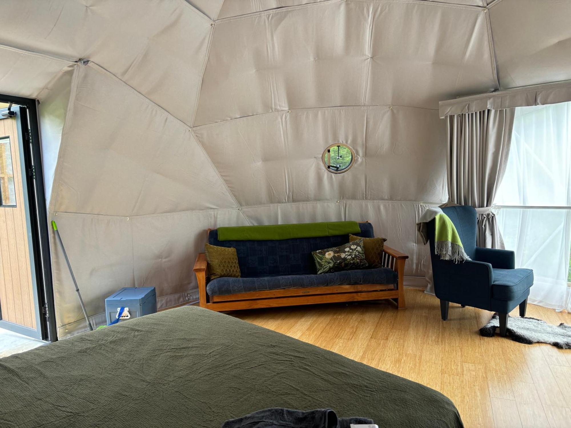 Takahuri Glamping Domes Whanganui Exterior foto