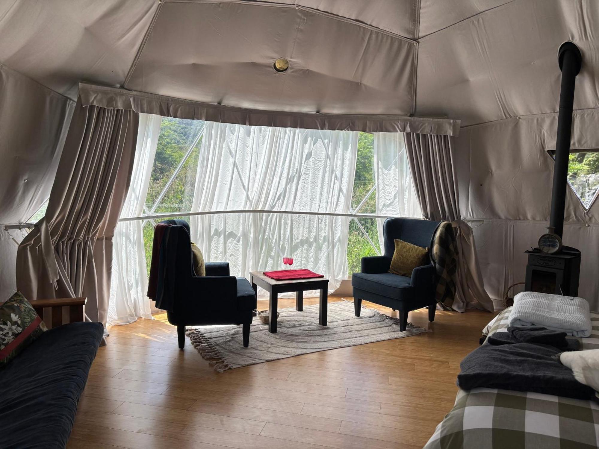 Takahuri Glamping Domes Whanganui Exterior foto
